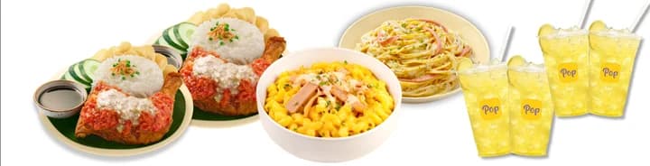 2x Ayam Gepuk + Spaghetti Carbonara + Kiddie Mac & Cheese + 4x Iced Lemonade